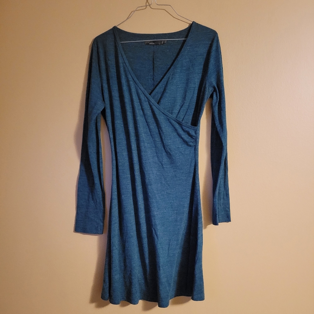 Prana Nadia Dress teal green